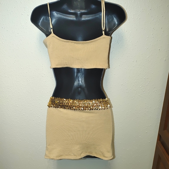 Michael Jackson Inspired Gold 2pc - Picture 3 of 4